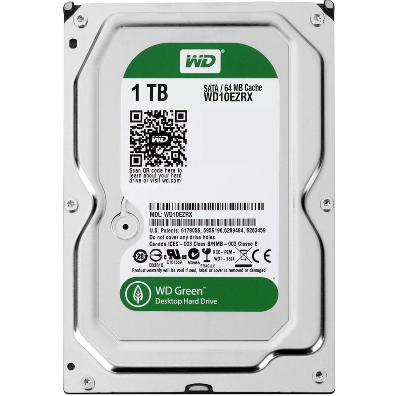 هارد وسترن 1 ترابایت سبز Green 1TB WD10EZRX
