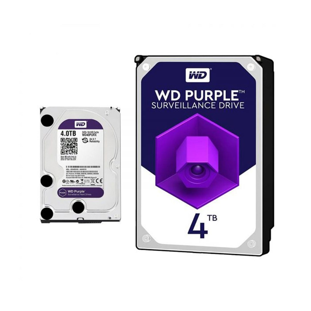 هارد وسترن 4 ترابایت بنفش Purple 4TB WD40PURZ