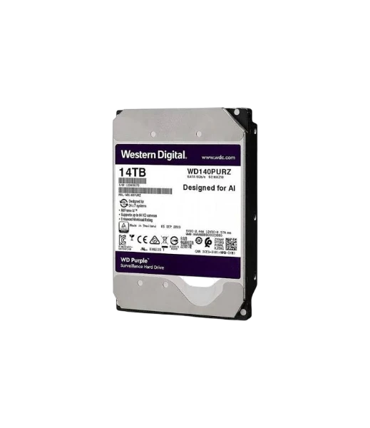 هارد وسترن 14 ترابایت بنفش Purple 14TB WD140PURZ
