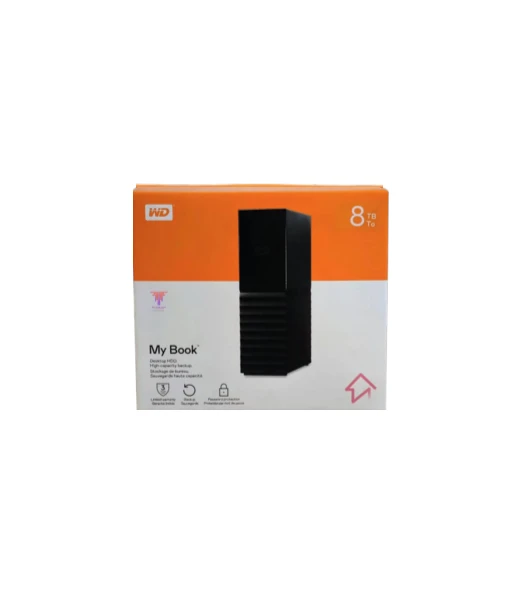 هارد اکسترنال 8 ترابایت وسترن مدل مای بوک HDD EXTERNAL WESTERN MYBOOK 8TB